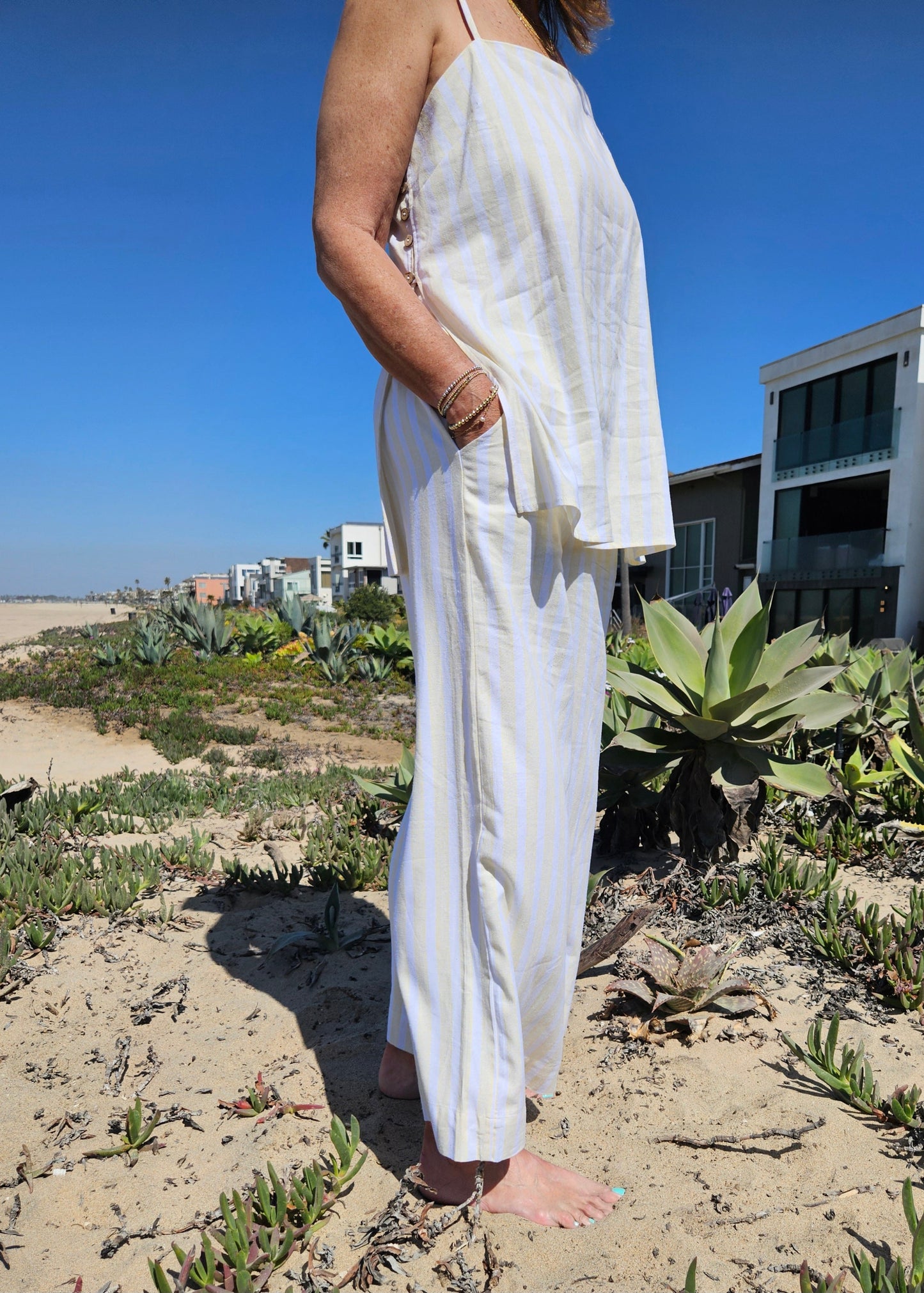 Cabana Striped Linen Pants