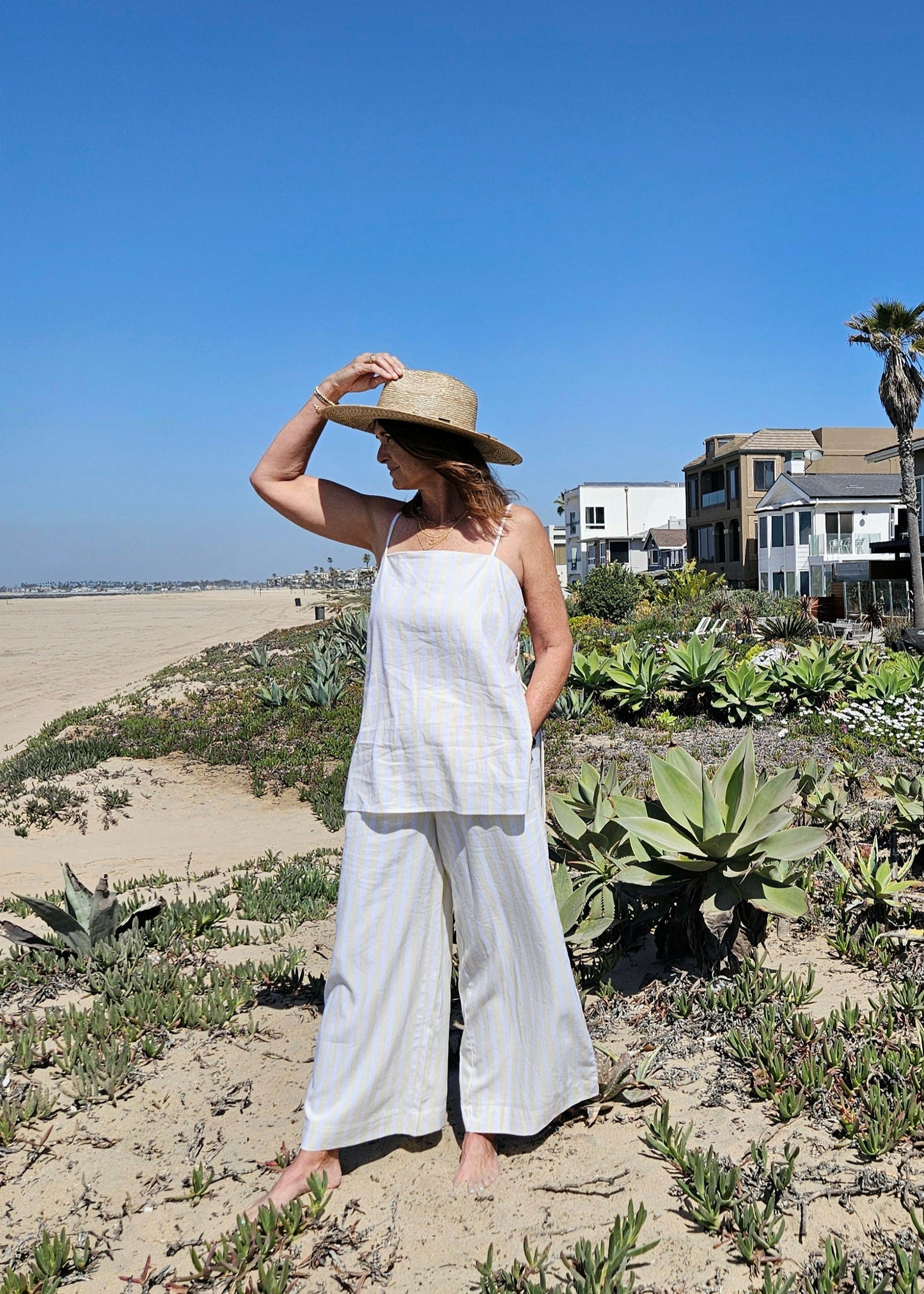 Cabana Striped Linen Pants