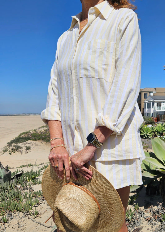 Cabana Striped Linen Shirt