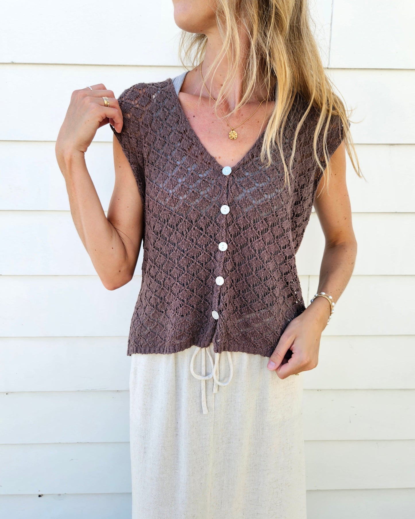 Rocky Point Crochet Vest