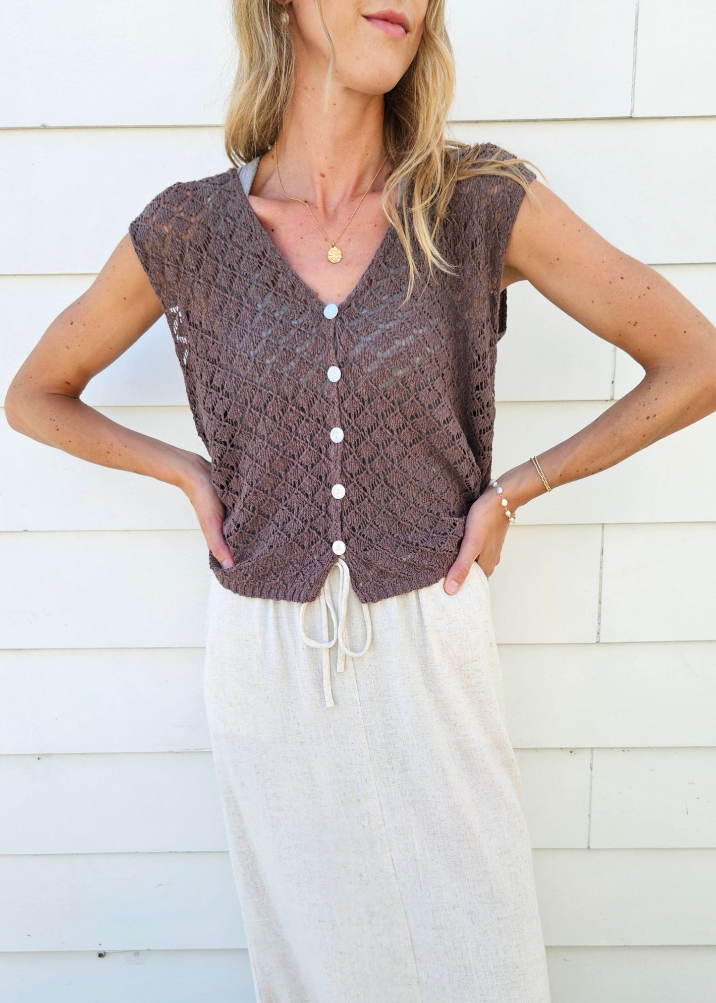 Rocky Point Crochet Vest