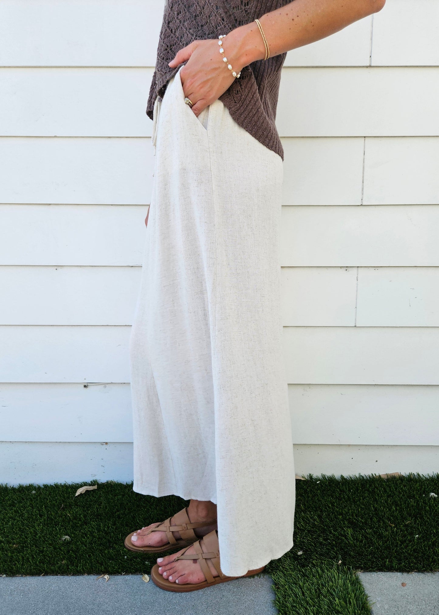 Slow Tide Linen Skirt
