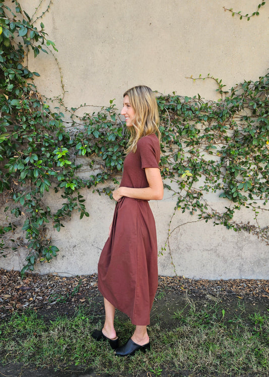 Autumn Sweater Midi Dress