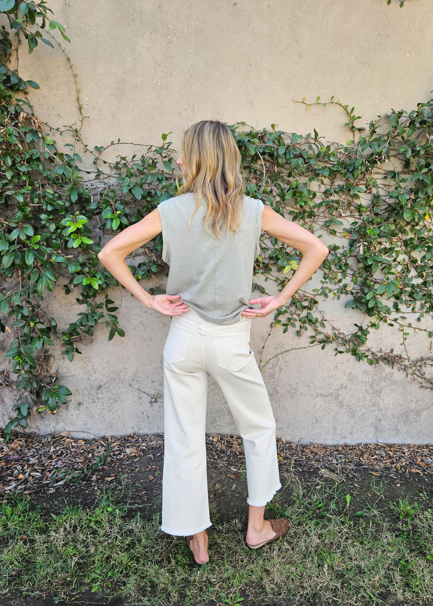 Sea Bluffs High Waisted Denim