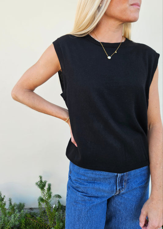 Seaside Cashmere Vest