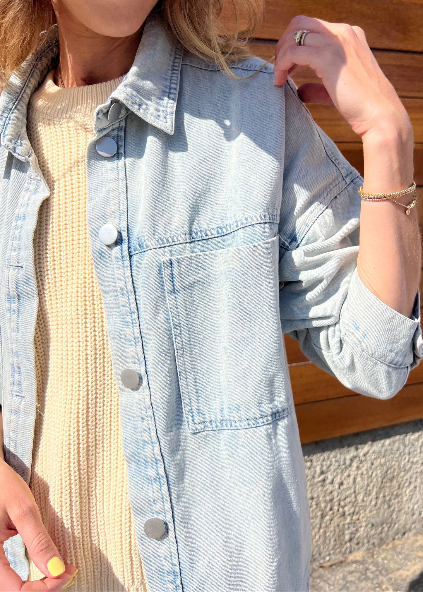 Boardwalk Denim Shacket