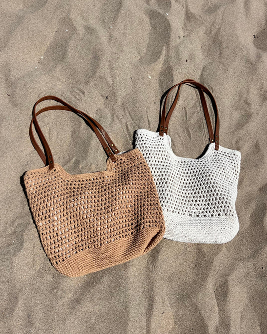 Straw Braided Tote Bag