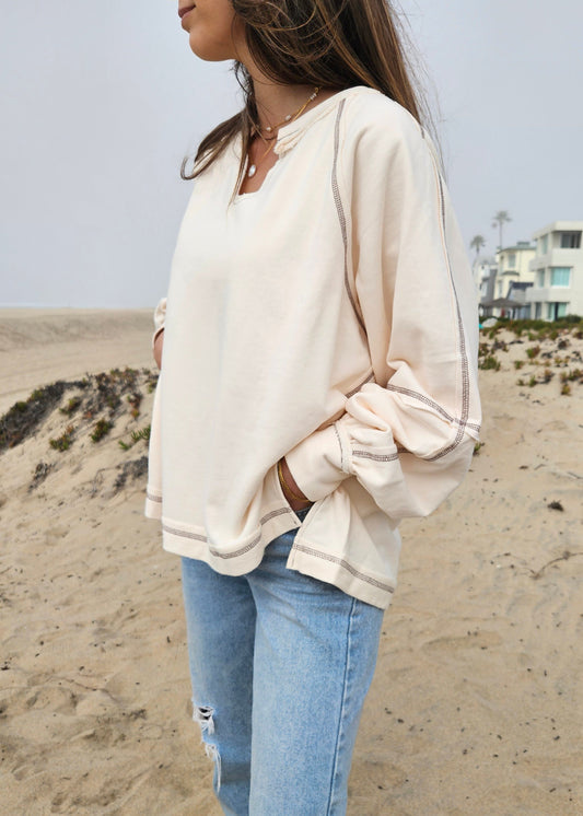 Beachcomber Stitch Knit Top