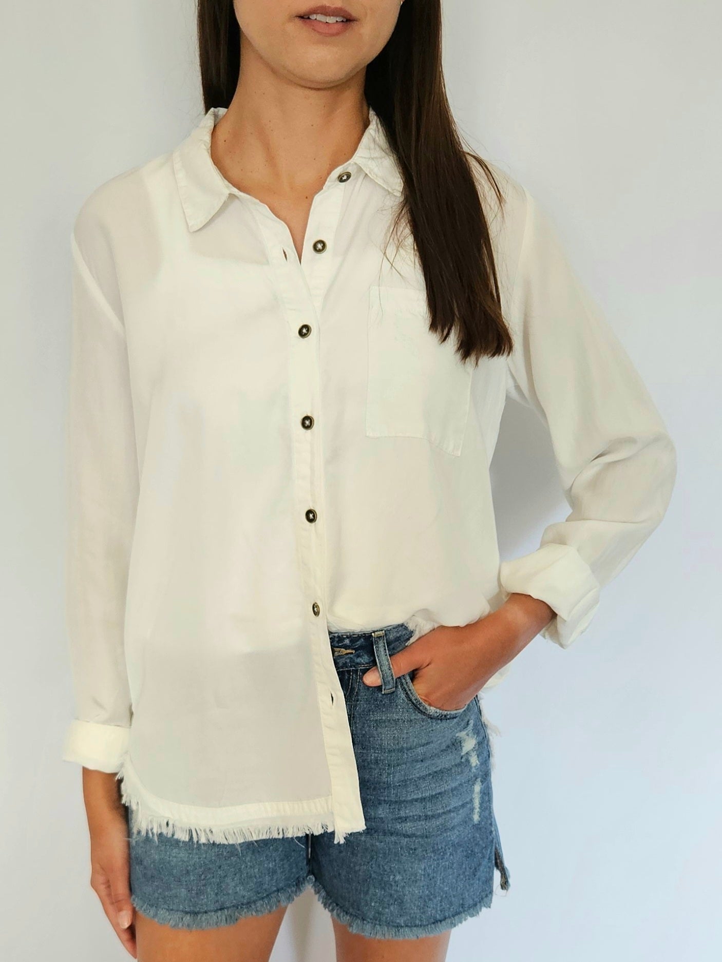 Free and Easy Button Down Shirt