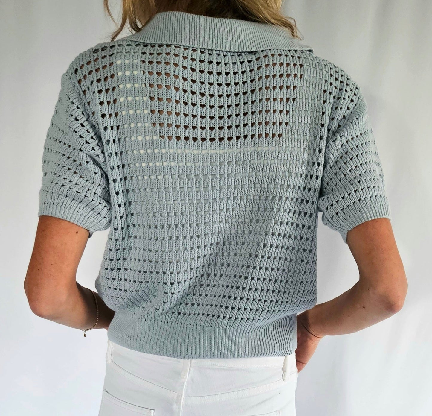 Crochet Collared Top