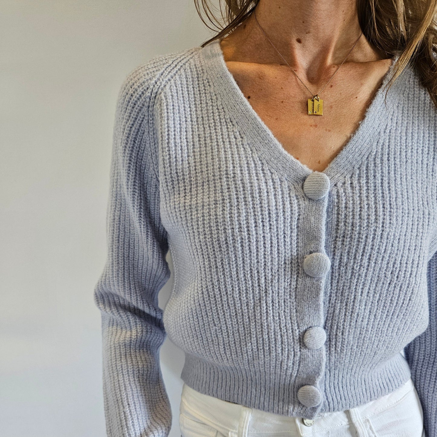 Periwinkle Knit Cardigan