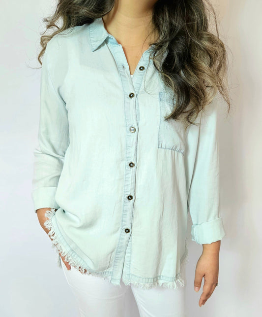 Free and Easy Button Down Shirt