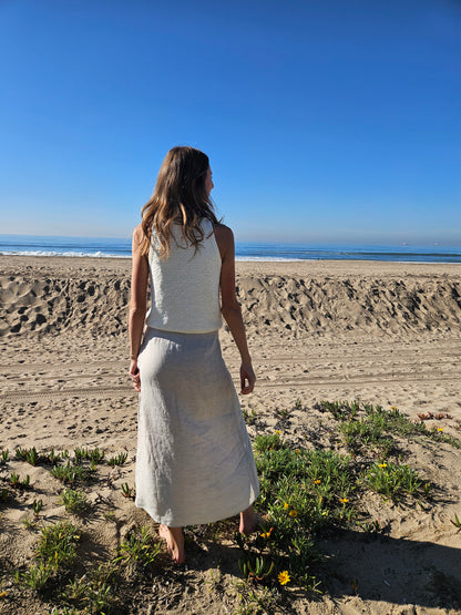 Seagrass Linen Skirt