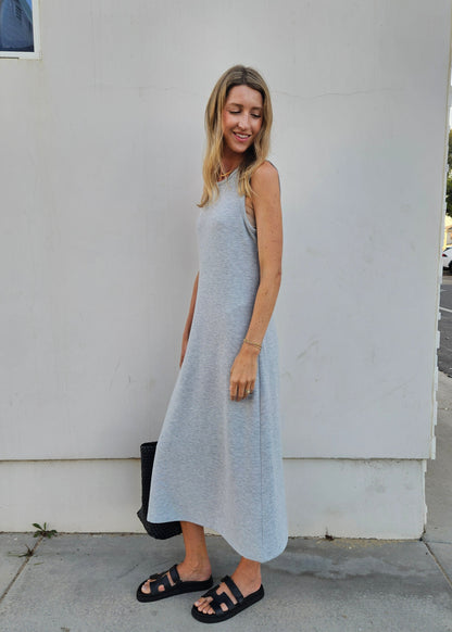 Heather Mist Midi Dress
