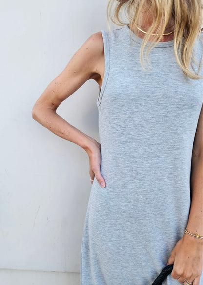 Heather Mist Midi Dress