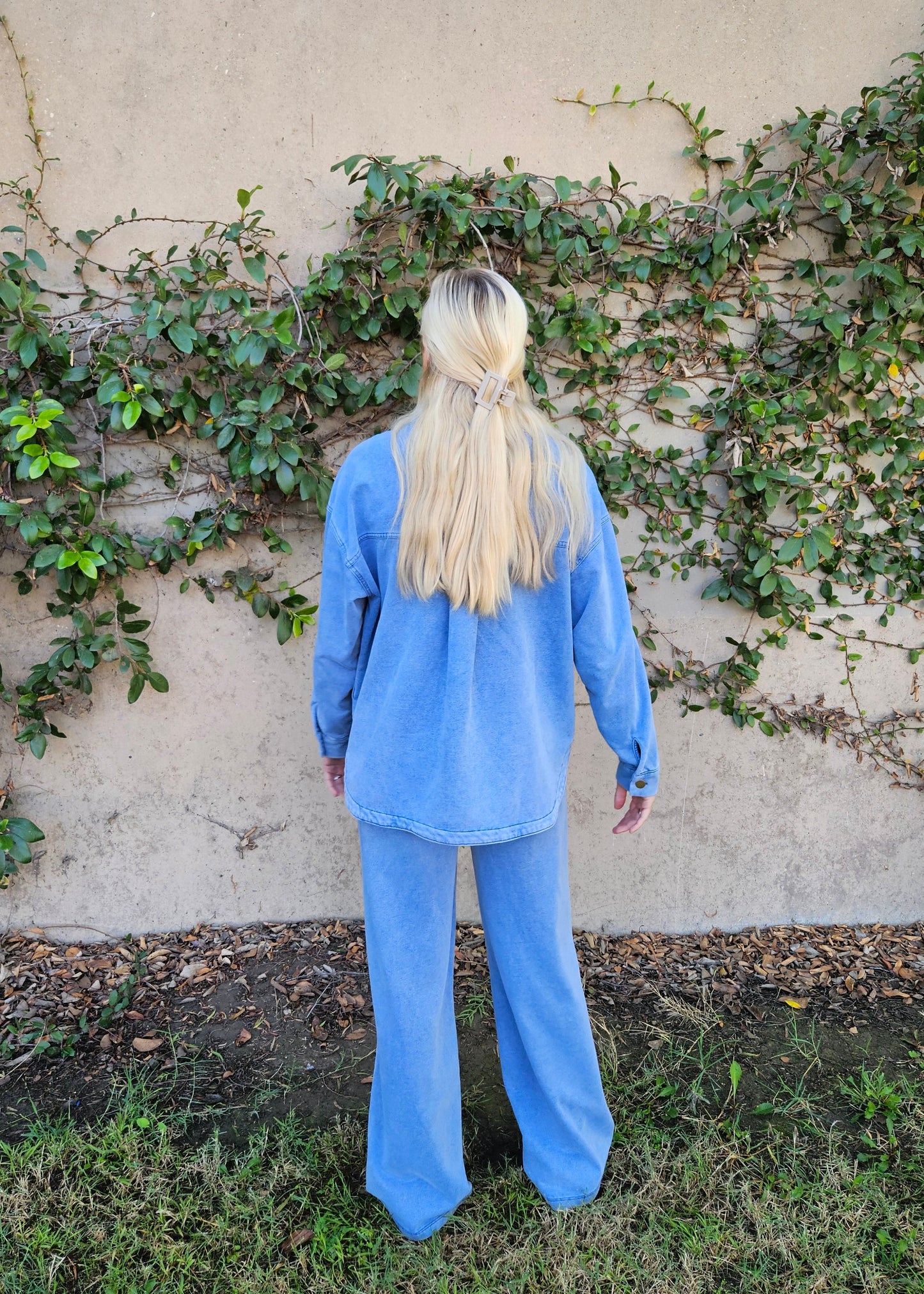 Blue Wave Shirt Jacket