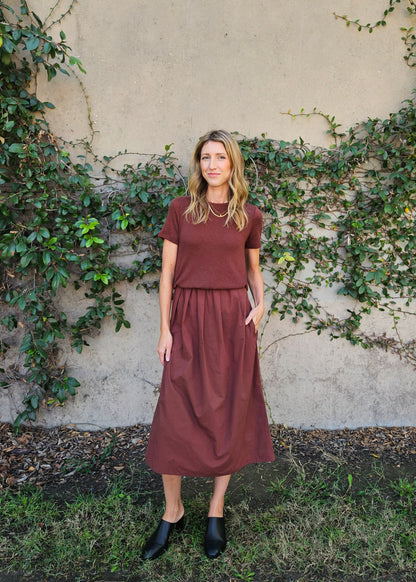 Autumn Sweater Midi Dress