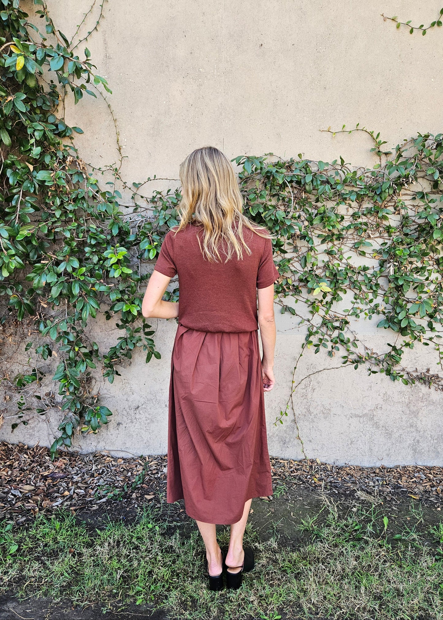Autumn Sweater Midi Dress