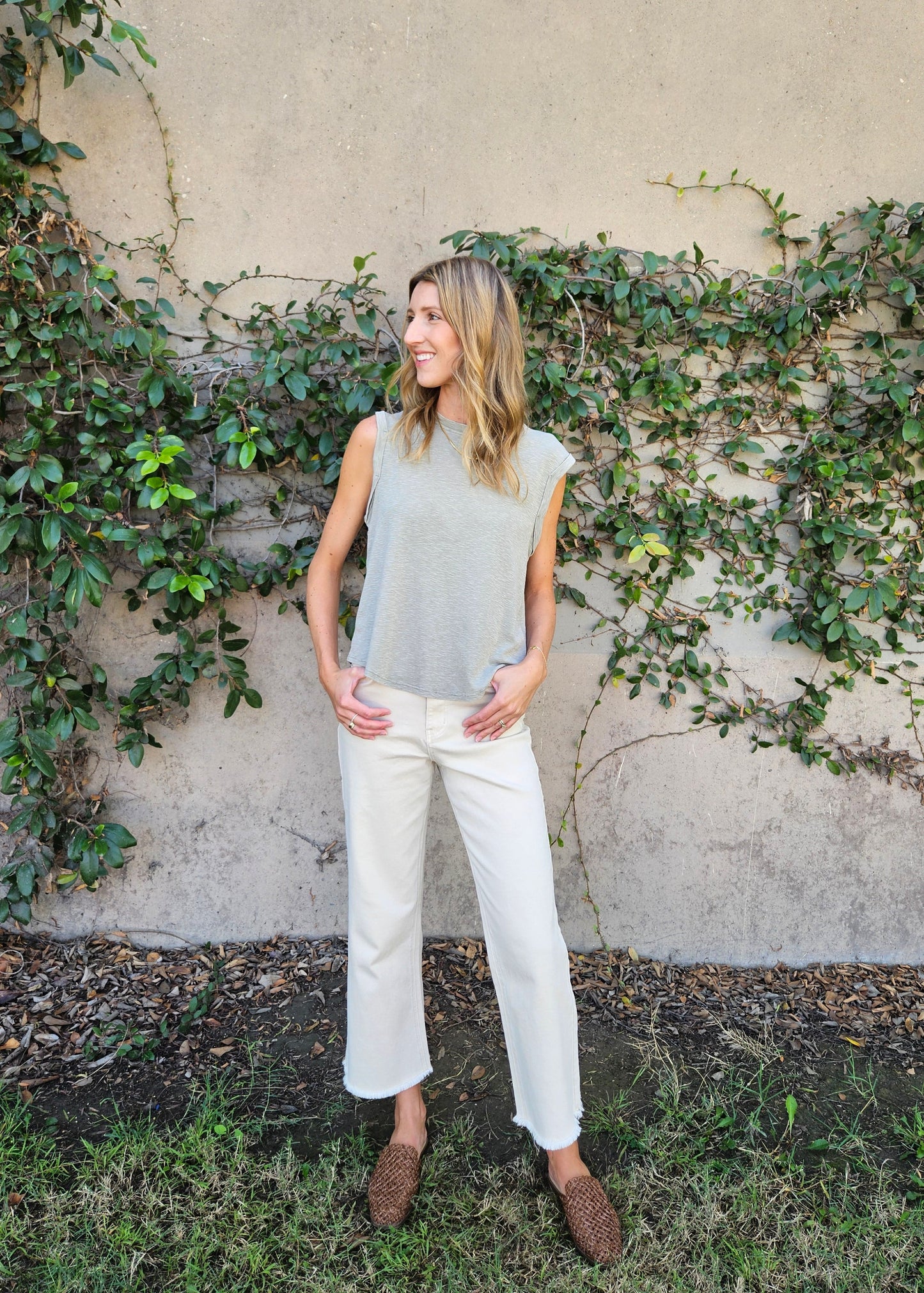 Sea Bluffs High Waisted Denim