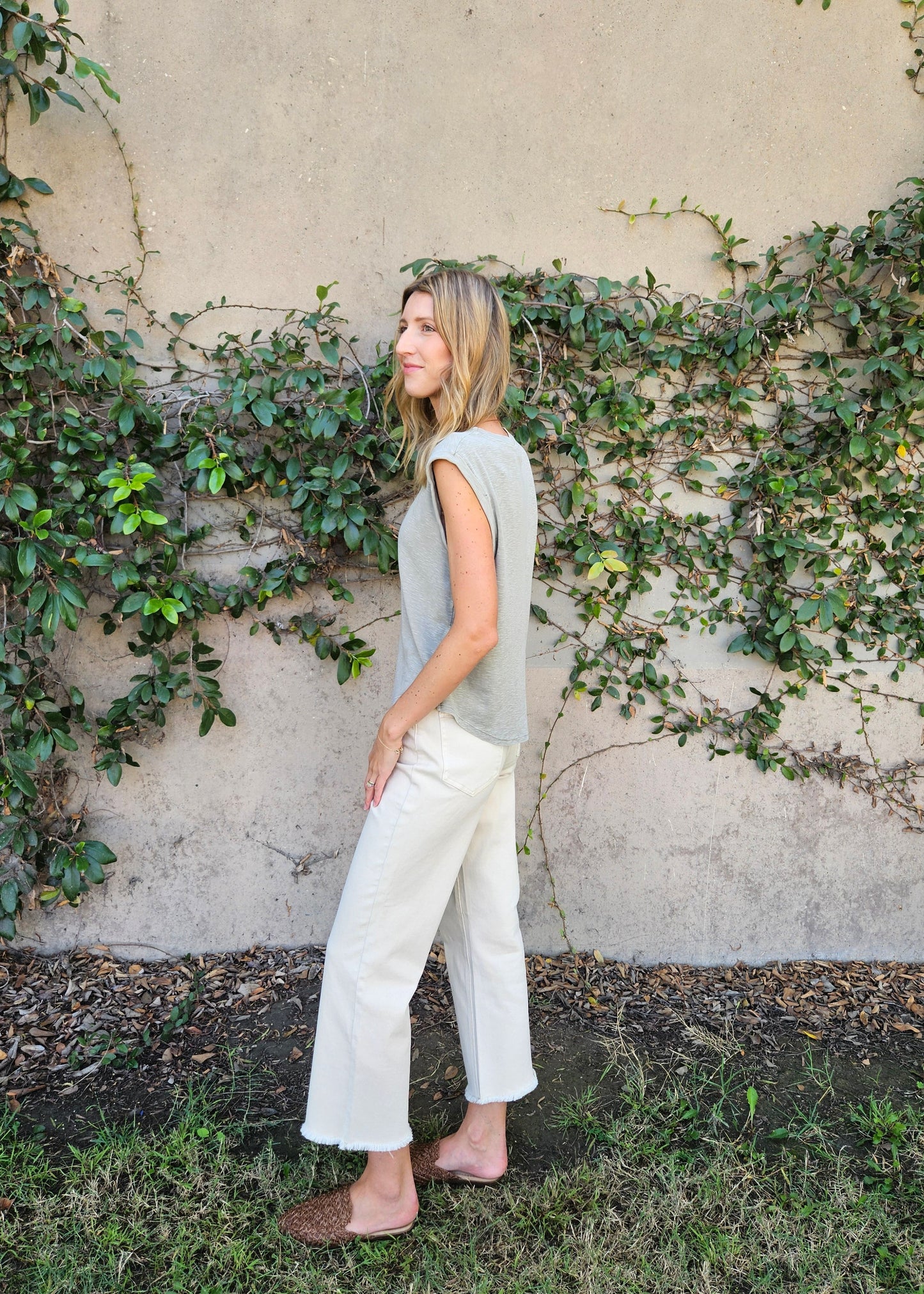 Sea Bluffs High Waisted Denim