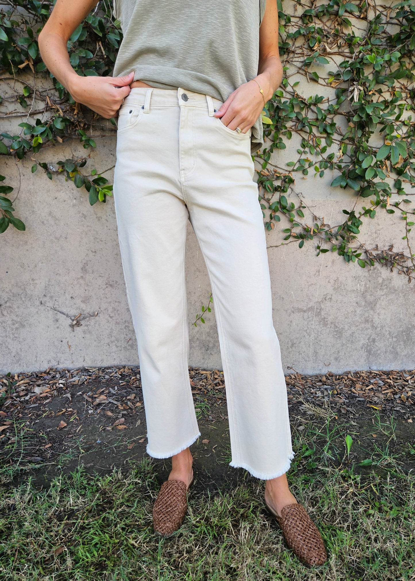 Sea Bluffs High Waisted Denim