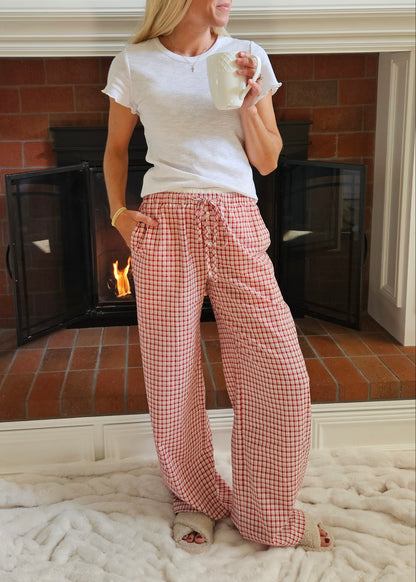 Holiday Gingham Lounge Pants