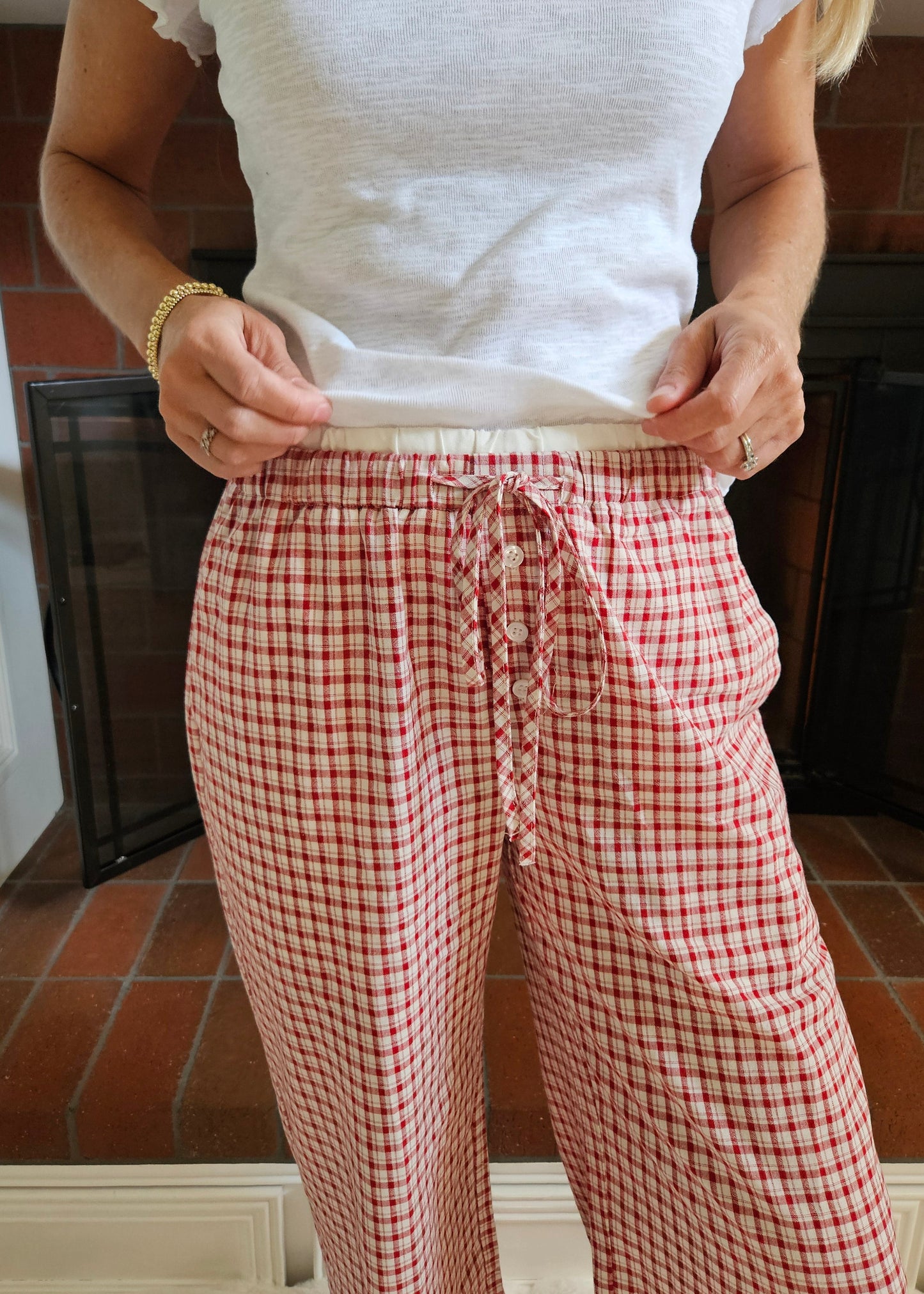 Holiday Gingham Lounge Pants