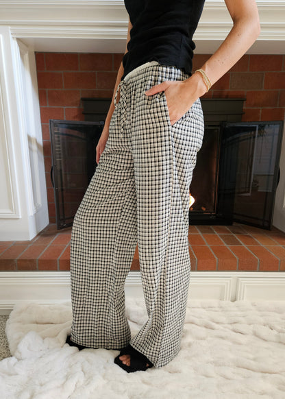 Holiday Gingham Lounge Pants