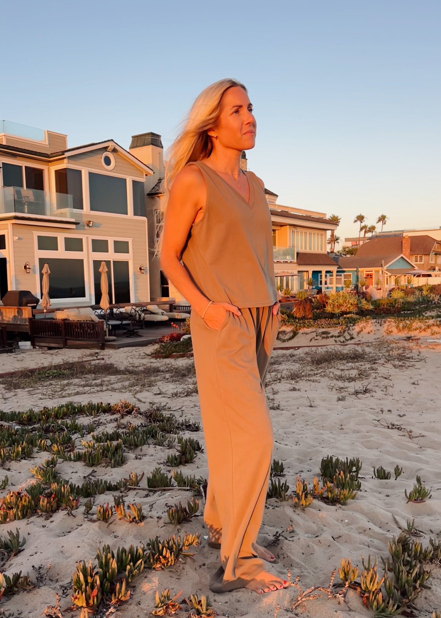 Seal Beach Tank and Pants Set