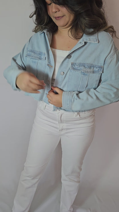 Cargo Denim Jacket